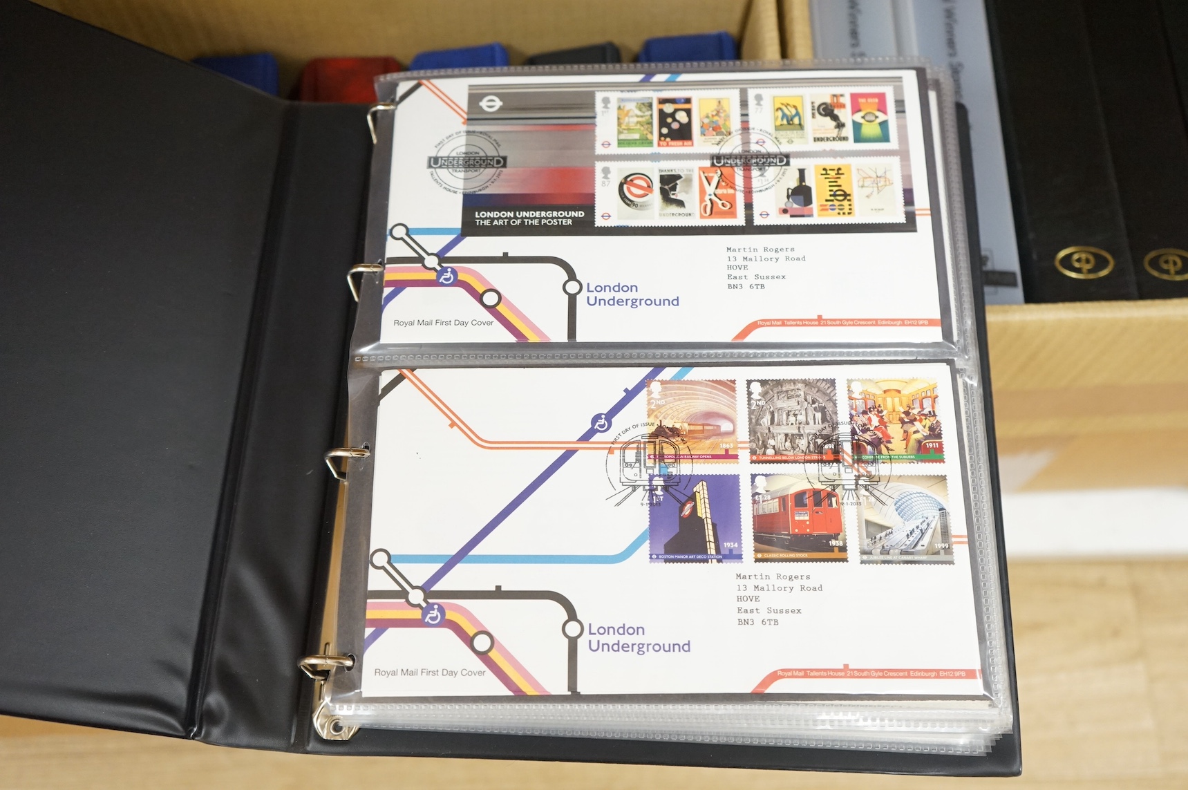 A large collection of Royal Mail Smilers GB FDCs in albums and loose. Condition - varies